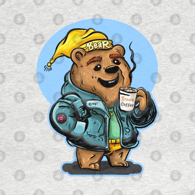 Morning Coffee Bear by Deep Box